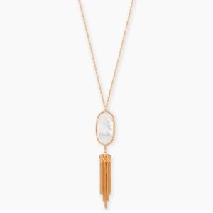 Rayne Rose Gold Necklace In Ivory Pearl -NWOT